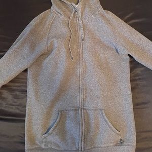 Grey TNA zip up hoodie
